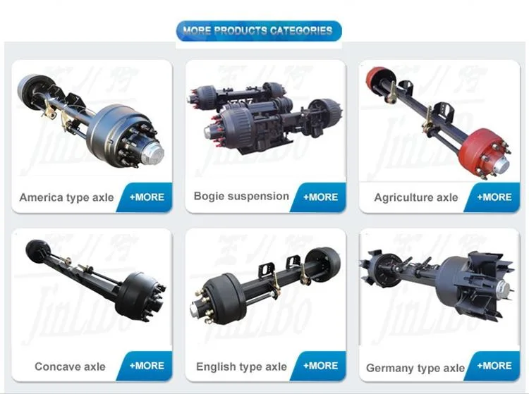 24t Bogie Suspension for Rear Trailer Axle