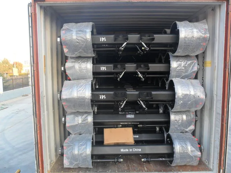 Chinafactory Price 127 Round Beam Tube American Type Semi Trailer Axle