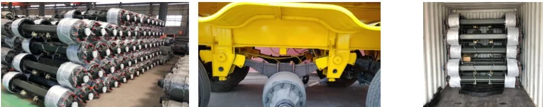 Fuhua Semi-Trailer Part of Rear Axle 16ton Axle and 13ton Axle