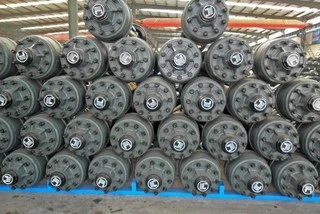 Chinafactory Price 127 Round Beam Tube American Type Semi Trailer Axle