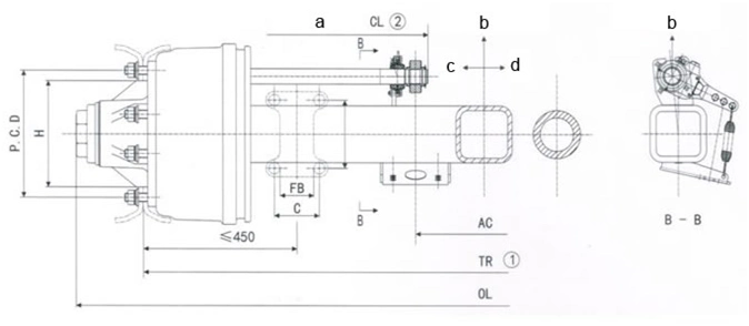 All Kinds of Trailer Axles Parts for Semi Trailers