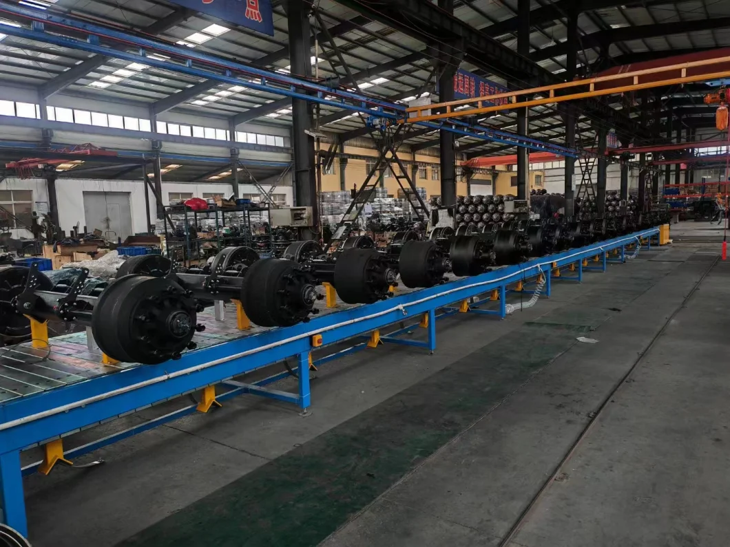 Germany Type Rear Axle BPW Axle 12t 14t 16t 18t Trailer Axle Truck Axle for Auto Spare Part and Semi Trailer Part