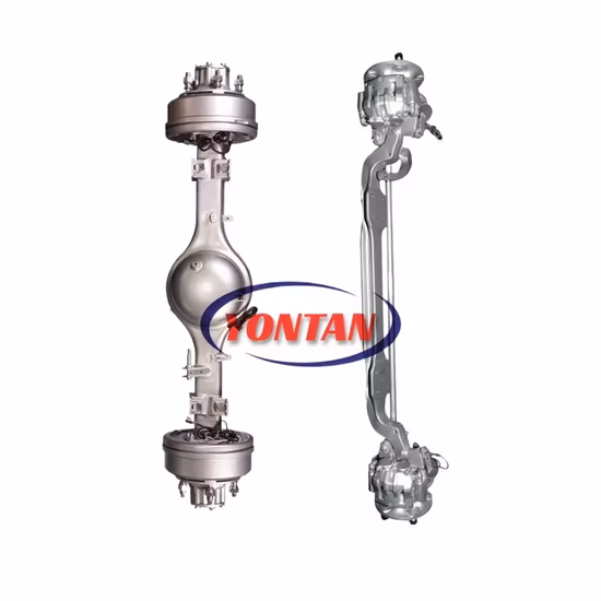 Горячая продажа оси прицепа в 2022 году, ось с дисковым тормозом для полуприцепа, мостовая ось с дисковым тормозом для тяжелых грузовиков